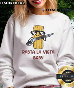 Awesome Pasta La Vista Baby Sweatshirt featuring a fun pasta graphic and cozy design for food lovers.