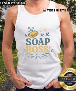 Awesome Soap Boss Tank Top featuring a stylish design for soap enthusiasts, perfect for casual wear or gifts.