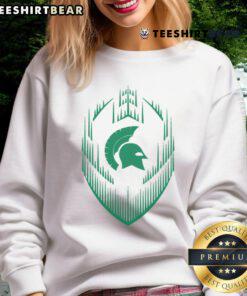 Awesome Spartans Football spikes sweatshirt featuring a bold design, perfect for fans and athletes alike.