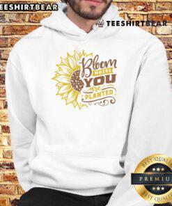 Awesome Sunflower Bloom hoodie featuring a vibrant sunflower design, perfect for nature lovers and gardening enthusiasts.