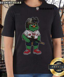 Alt Text: Awesome Tactical BOS Wally on the X Ladies Tee featuring a stylish design for women who love tactical apparel.