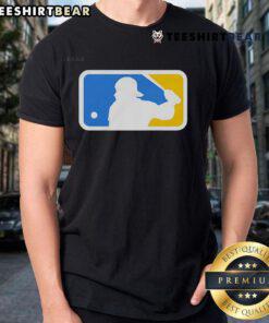 Alt Text: Awesome The Kid logo baseball t-shirt featuring a stylish design, perfect for casual wear and fan apparel.