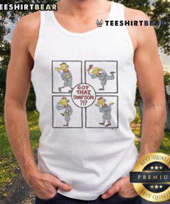 Alt Text: Awesome The Simpsons Mr. Burns tank top featuring iconic character design, perfect for fans of The Simpsons.
