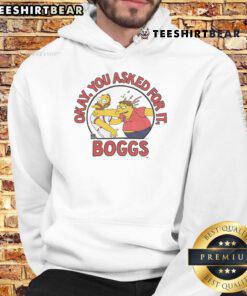 Alt Text: Awesome The Simpsons Wade Boggs You Asked For It Hoodie featuring colorful designs inspired by the iconic cartoon.