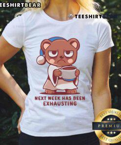 Cute bear graphic on a ladies tee, perfect for a relaxed style after an exhausting week. Shop this adorable shirt now!