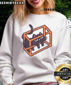 Cute Cat Paradox Sweatshirt featuring a playful cat design, perfect for cat lovers and cozy casual wear.
