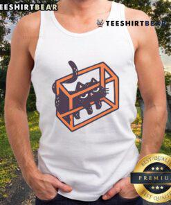 Alt Text: Adorable cute cat paradox tank top featuring a playful cat design, perfect for casual wear and cat lovers.