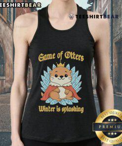 Cute-Game-Of-Otters-Winter-Is-Splashing-Tank-Top