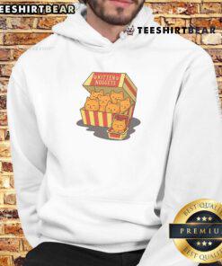 Cute kitten nuggets box hoodie featuring playful kittens, perfect for pet lovers and cozy fashion enthusiasts.