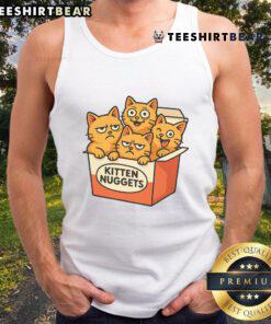 Adorable Cute Kitten Nuggets tank top featuring playful kittens on a vibrant background, perfect for cat lovers.