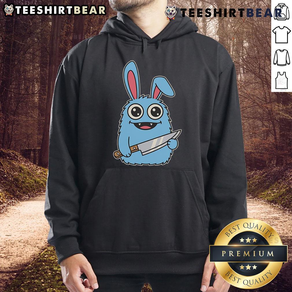 Cute Leave Me Alone Cleaver Labubochka Hoodie featuring playful design, perfect for casual wear and expressing personality.