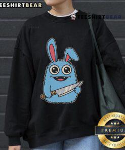 Alt Text: Cute Leave Me Alone Cleaver Labubochka Sweatshirt with playful design, perfect for casual outfits and cozy wear.