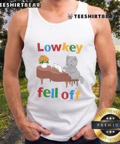 Cute low-key fell off tank top featuring a relaxed fit and stylish design, perfect for casual summer outfits.
