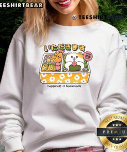 Cute Neko Bento sweatshirt featuring a cozy design, perfect for showcasing homemade happiness in style.