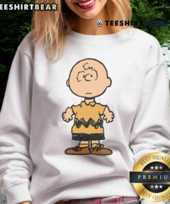Alt Text: Cute Peanuts Charlie Brown character sweatshirt featuring vibrant colors and playful design, perfect for fans.