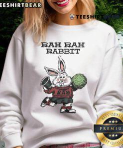 Cute Rah Rah Rabbit funny sweatshirt featuring a playful rabbit design, perfect for cozy and stylish outfits.