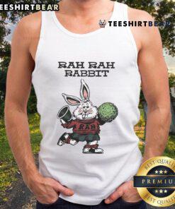 Cute Rah Rah Rabbit funny tank top featuring a playful bunny design, perfect for casual and fun summer outfits.