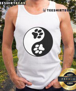 Alt Text: Cute Yin Yang Pows Tank Top featuring a playful design of colorful yin yang symbols on a stylish tank.