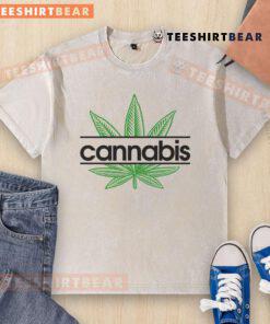 Funny cannabis washed t-shirt featuring a humorous graphic design and vibrant colors for a casual, laid-back style.