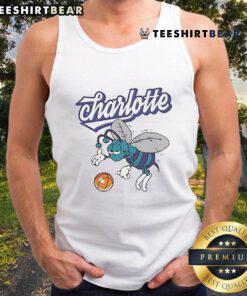 Funny Charlotte Hornets basketball logo tank top perfect for fans, featuring a vibrant design and comfortable fit.