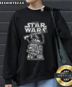 Funny I Watch Star Wars For The War Crimes Sweatshirt featuring a humorous design perfect for Star Wars fans.