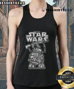Alt Text: Funny I Watch Star Wars for the War Crimes tank top featuring a playful design and pop culture humor.