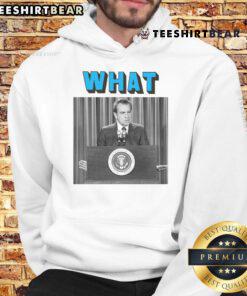 Funny Richard Nixon hoodie featuring a humorous graphic of the former president for a quirky fashion statement.