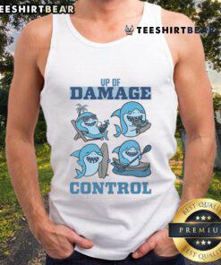 Funny VP of Damage Control Shark Tank Top featuring a humorous design perfect for casual wear and fan events.
