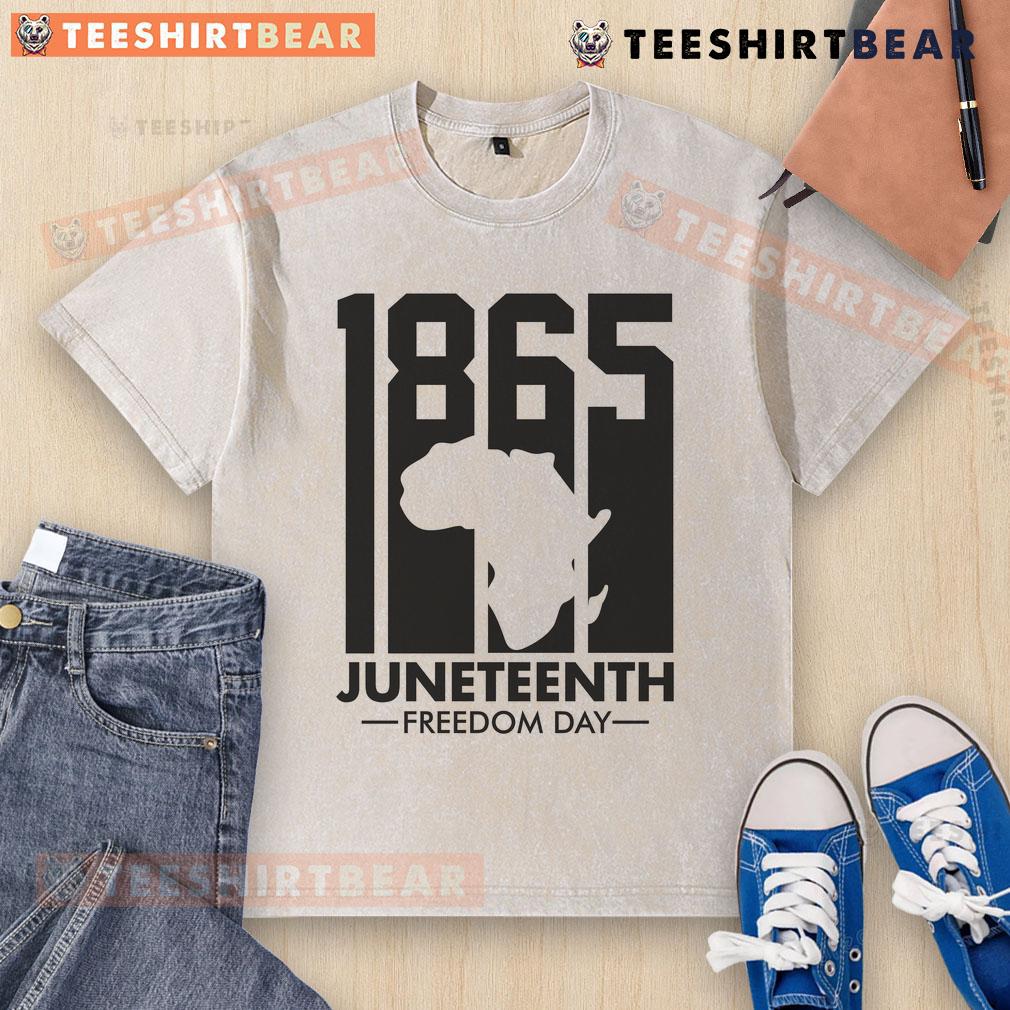 Good 1965 Juneteenth Freedom Day washed t-shirt featuring vibrant graphics celebrating African American heritage.