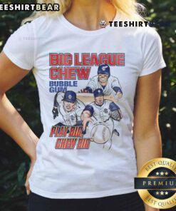 Good Big League Chew bubble gum themed ladies tee, perfect for baseball fans and sport enthusiasts.