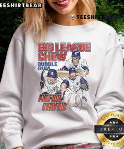 Good Big League Chew Bubble Gum sweatshirt featuring baseball graphics, perfect for fans of Big Chew and baseball culture.