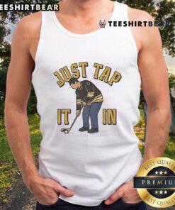 Alt Text: Good Boston Just Tap It In Golf Tank Top for stylish golfers, featuring a fun design perfect for summer outings.