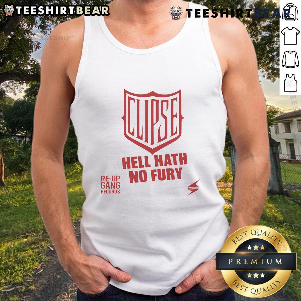 Good Clipse Hell Hath No Fury tank top featuring bold graphic design, perfect for casual style and fan wear.