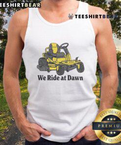 Good Cub Cadet We Ride at Dawn tank top featuring a vibrant graphic design, perfect for outdoor enthusiasts.