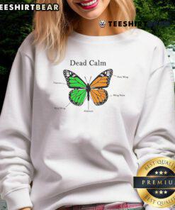 Good Dead Calm Butterfly Sweatshirt featuring a colorful butterfly design on a cozy, stylish sweatshirt for casual wear.