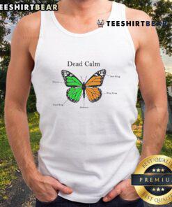 Good Dead Calm Butterfly Tank Top featuring a vibrant butterfly design, perfect for summer fashion and casual wear.