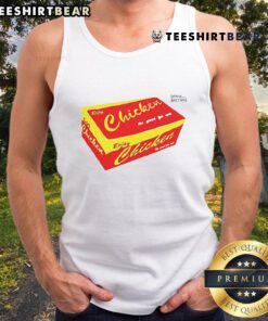 Good Enjoy Chicken Box Tank Top featuring a fun chicken graphic, perfect for casual wear and food lovers.