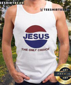 Jalen Williams wearing a 'Jesus The Only Choice' Pepsi tank top, showcasing his unique style and personality.