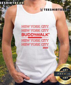 Good New York City Buddy Walk 2025 tank top featuring vibrant colors and a supportive design for participants.