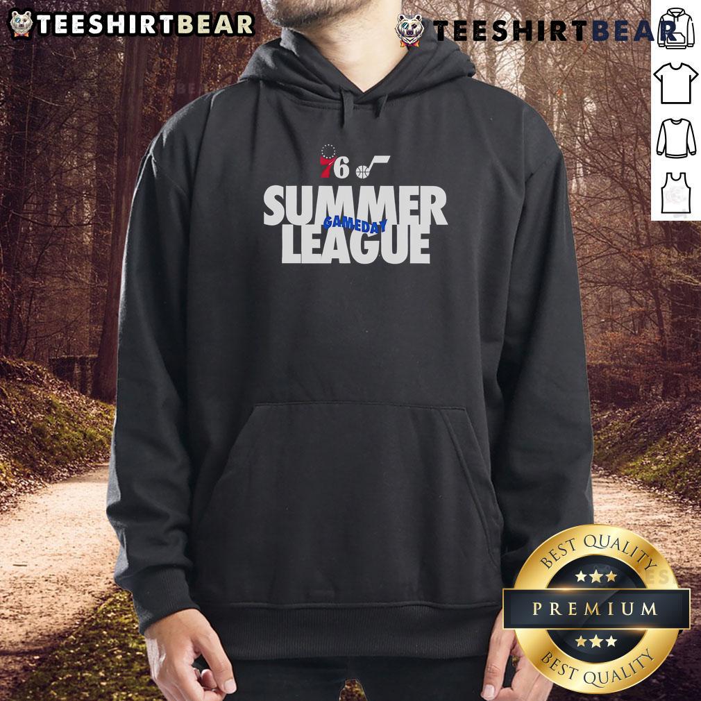 Good Philadelphia 76ers Summer League Gameday Hoodie featuring team colors and logo, perfect for fans and summer events.