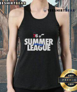 Alt Text: Good Philadelphia 76ers Summer League gameday tank top featuring team colors and logo, perfect for summer sports fans.