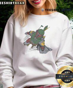 Stylish Good Star Wars Boba Fett character sweatshirt featuring iconic design and comfortable fit for fans.