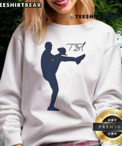 Good Tarik Skubal silhouette baseball player signature sweatshirt design, perfect for baseball fans and apparel collectors.
