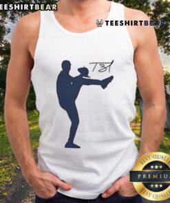 Good Tarik Skubal silhouette player baseball signature tank top, showcasing a stylish design for baseball fans.