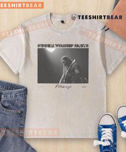 Happy Swn Summer Worship Nights Pittsburgh washed t-shirt featuring vibrant colors and a relaxed fit design.