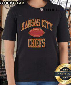 Hot Kansas City Chiefs Gridiron Ladies Tee featuring team colors and logo, perfect for female fans supporting the Chiefs.
