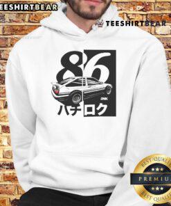 Stylish Nice AE86 Hachiroku JDM car hoodie featuring iconic design for automotive enthusiasts.