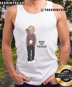 Stylish Nice Box of Trash tank top featuring a vibrant graphic design, perfect for casual summer outfits.