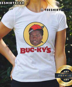 Nice Buc Kys Irving Tampa Bay Buccaneers logo ladies tee featuring a stylish design for female fans of the team.