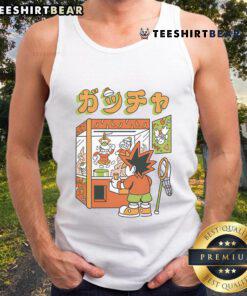 Cute monkey plush tank top featuring vibrant colors and soft fabric, perfect for casual wear and animal lovers.